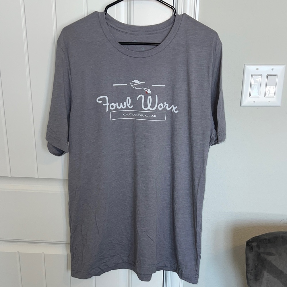 Fowl Worx Gray short sleeve tee - Picture 2 of 5